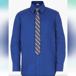 Arrow. Boys Button Down Shirt  Deep Royal Blue. Size 4/5. NWT.